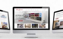 Diseño de página web de Lola Glamour