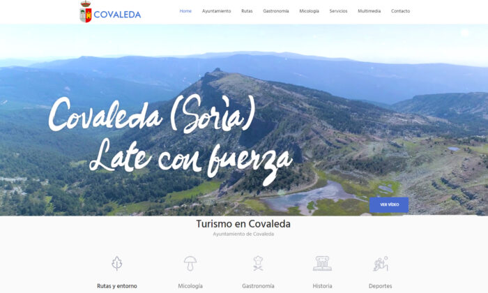 Web Ayuntamiento de Covaleda