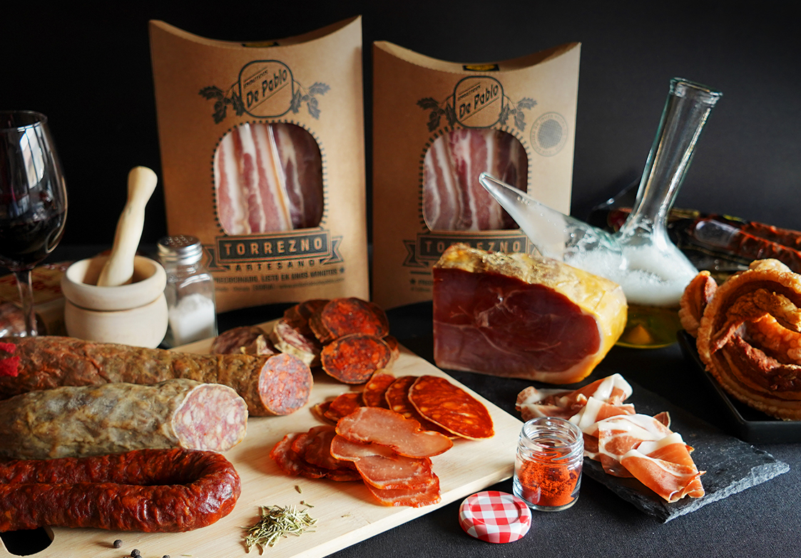 Spk Comunicación Bodegones Fotografía Embutidos de Pablo Gastronomía Soria Madrid y Salamanca