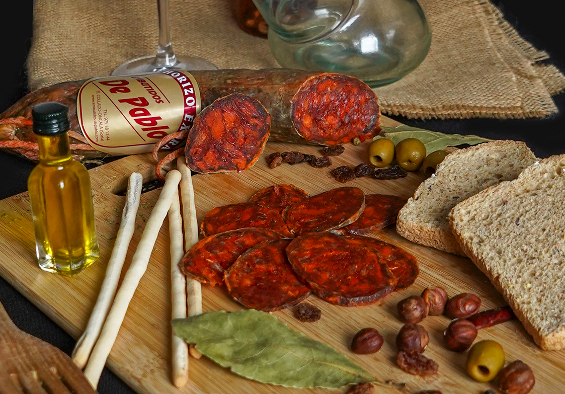 Spk Comunicación Bodegones Fotografía Embutidos de Pablo Gastronomía Soria Madrid y Salamanca