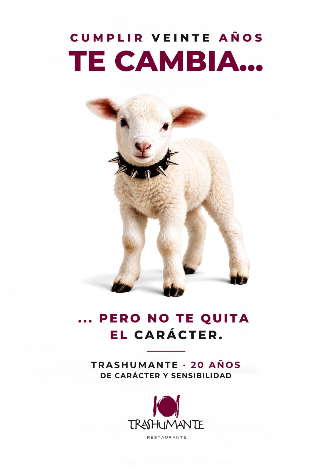 Carácter y sensibilidad, campaña creativa realizada para restaurante Trashumante